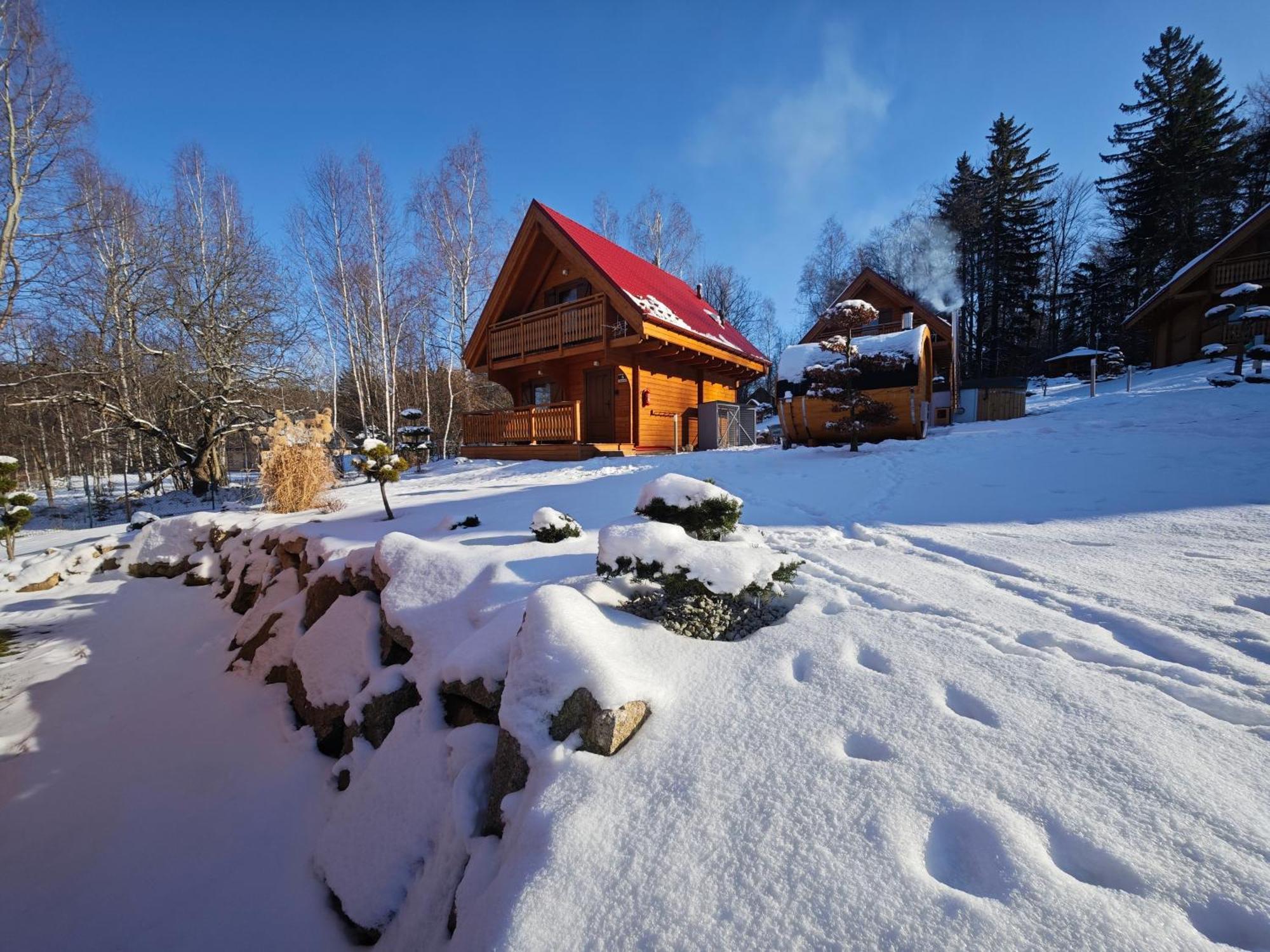Gorskie Wytchnienie Domki Karkonosze Piechowice  Exteriér fotografie